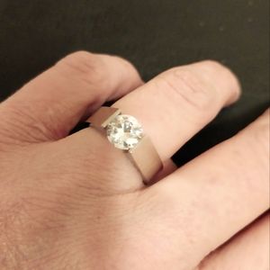 B. Tiff 2 Ct Round Solitare ring